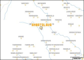 map of Ambatolava