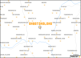 map of Ambatomalama