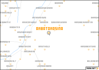 map of Ambatomasina