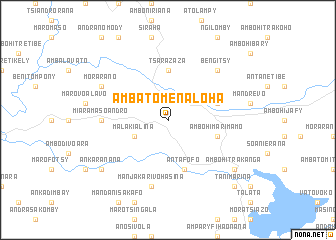 map of Ambatomenaloha