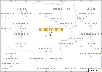 map of Ambatomena