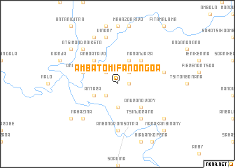 map of Ambatomifanongoa