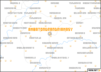 map of Ambatondrandriamasy