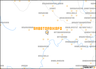 map of Ambatopaikafo