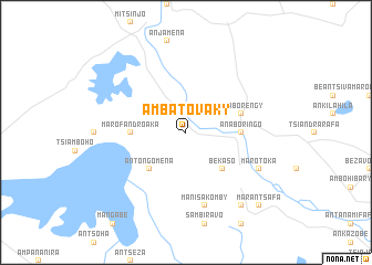 map of Ambatovaky