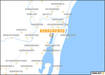 map of Ambavarano