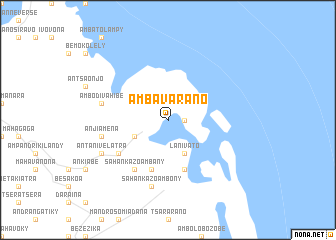 map of Ambavarano