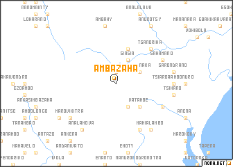 map of Ambazaha