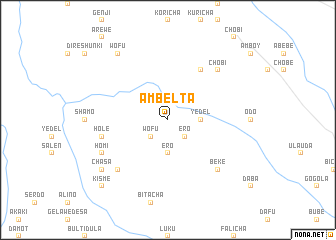 map of Āmbelta