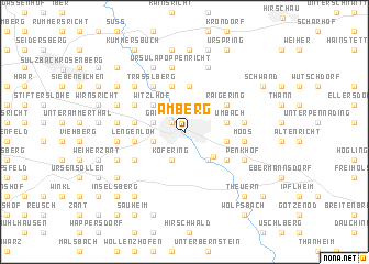 map of Amberg