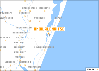 map of Ambila-Lemaitso