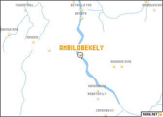 map of Ambilobekely