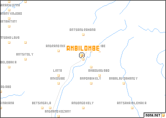 map of Ambilombe