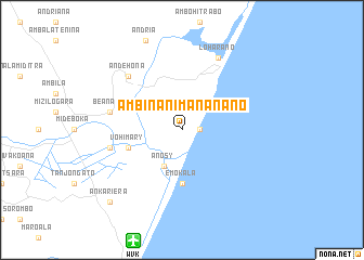 map of Ambinanimananano