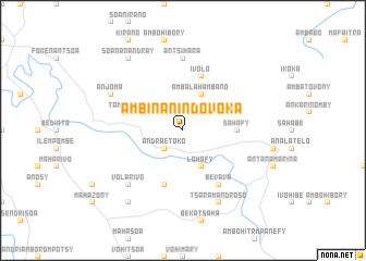 map of Ambinanindovoka