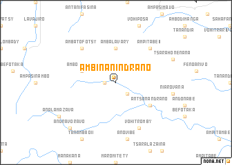 map of Ambinanindrano