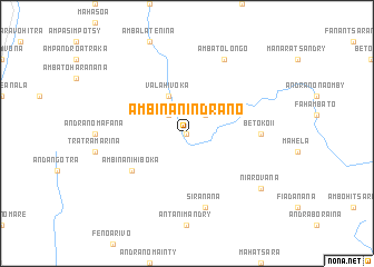 map of Ambinanindrano