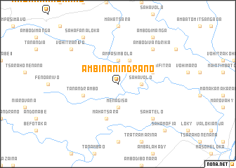 map of Ambinanindrano