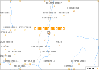 map of Ambinanindrano