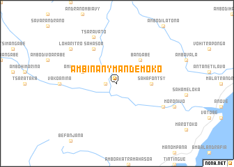 map of Ambinanymandemoko