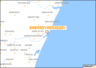 map of Ambinanymaningory
