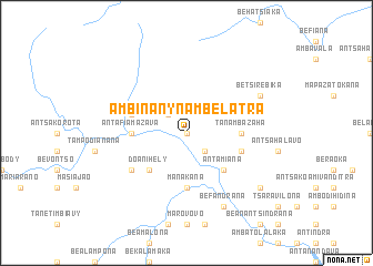 map of Ambinanynambelatra