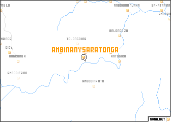 map of Ambinanysaratonga