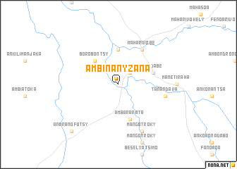 map of Ambinany-Zana