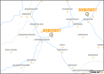 map of Ambinany