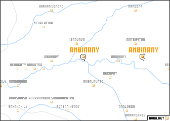 map of Ambinany