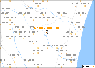 map of Amboahangibe