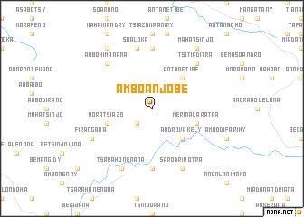 map of Amboanjobe