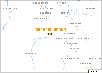 map of Ambodiakondro
