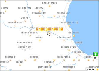 map of Ambodiampana