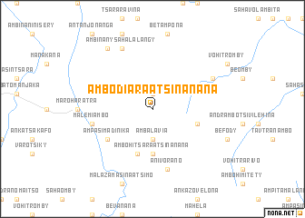 map of Ambodiara Atsinanana