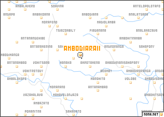 map of Ambodiara II