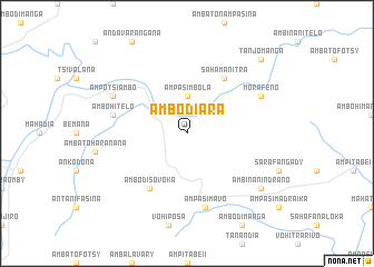 map of Ambodiara