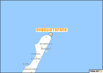 map of Ambodiatafana