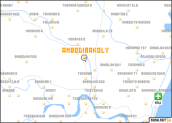 map of Ambodibakoly