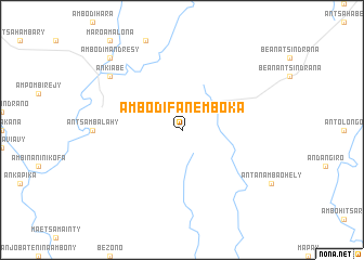 map of Ambodifanemboka