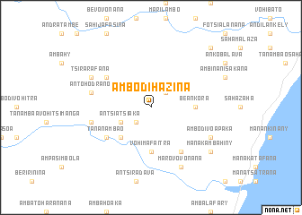 map of Ambodihazina