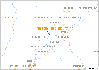map of Ambodimadiro