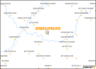map of Ambodimadiro
