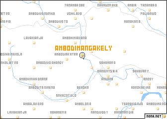 map of Ambodimangakely