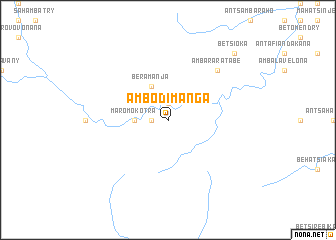 map of Ambodimanga