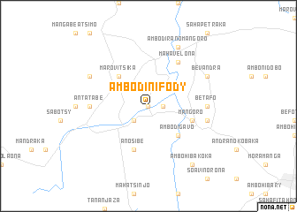 map of Ambodinifody