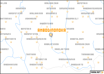 map of Ambodinonoka