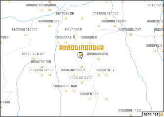 map of Ambodinonoka