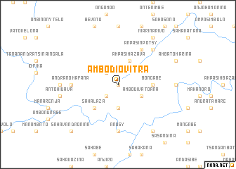 map of Ambodiovitra