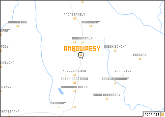 map of Ambodipesy